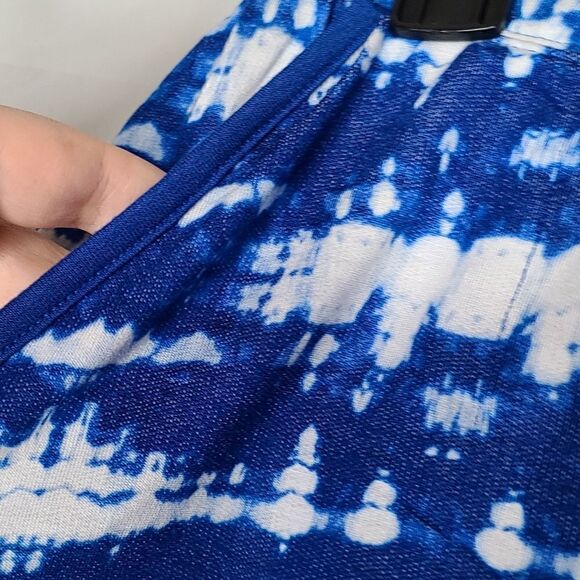 14W 16W Cacique Blue Tie Dye Sleep Short Dolphin - Picture 5 of 9